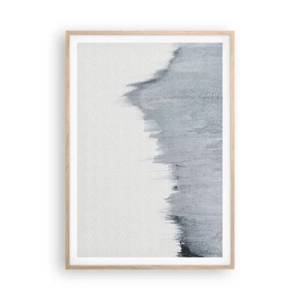 Poster in cornice rovere chiaro - Iscrizione misteriosa - 70x100 cm