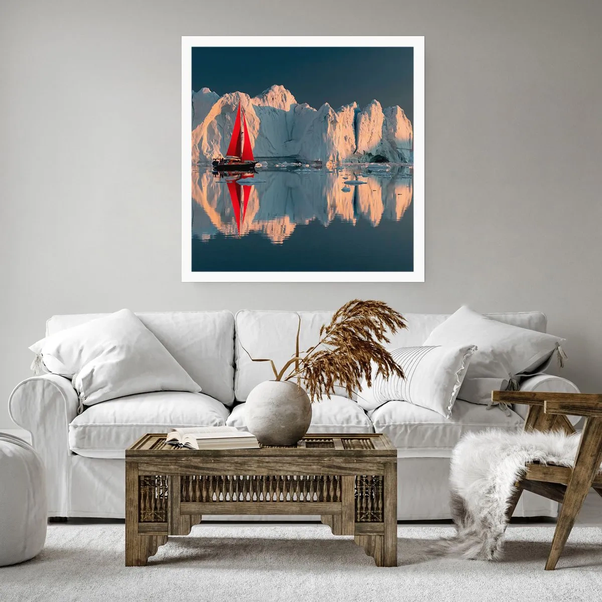 Poster - Ai confini del mondo - 60x60 cm