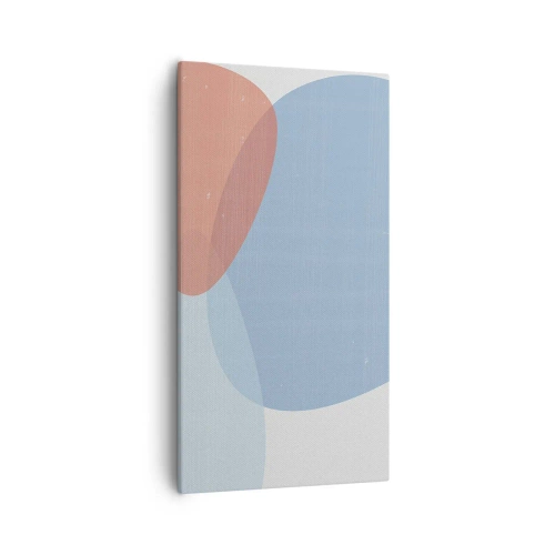 Quadro su tela - Stampe su Tela - Legami pastello - 55x100 cm