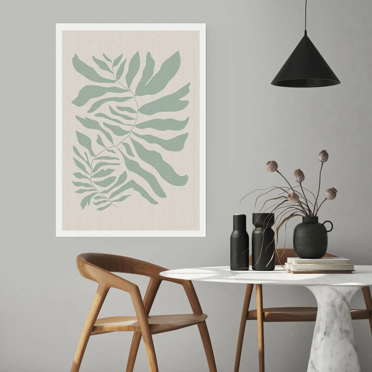 Poster - Ramo smeraldo - 40x50 cm