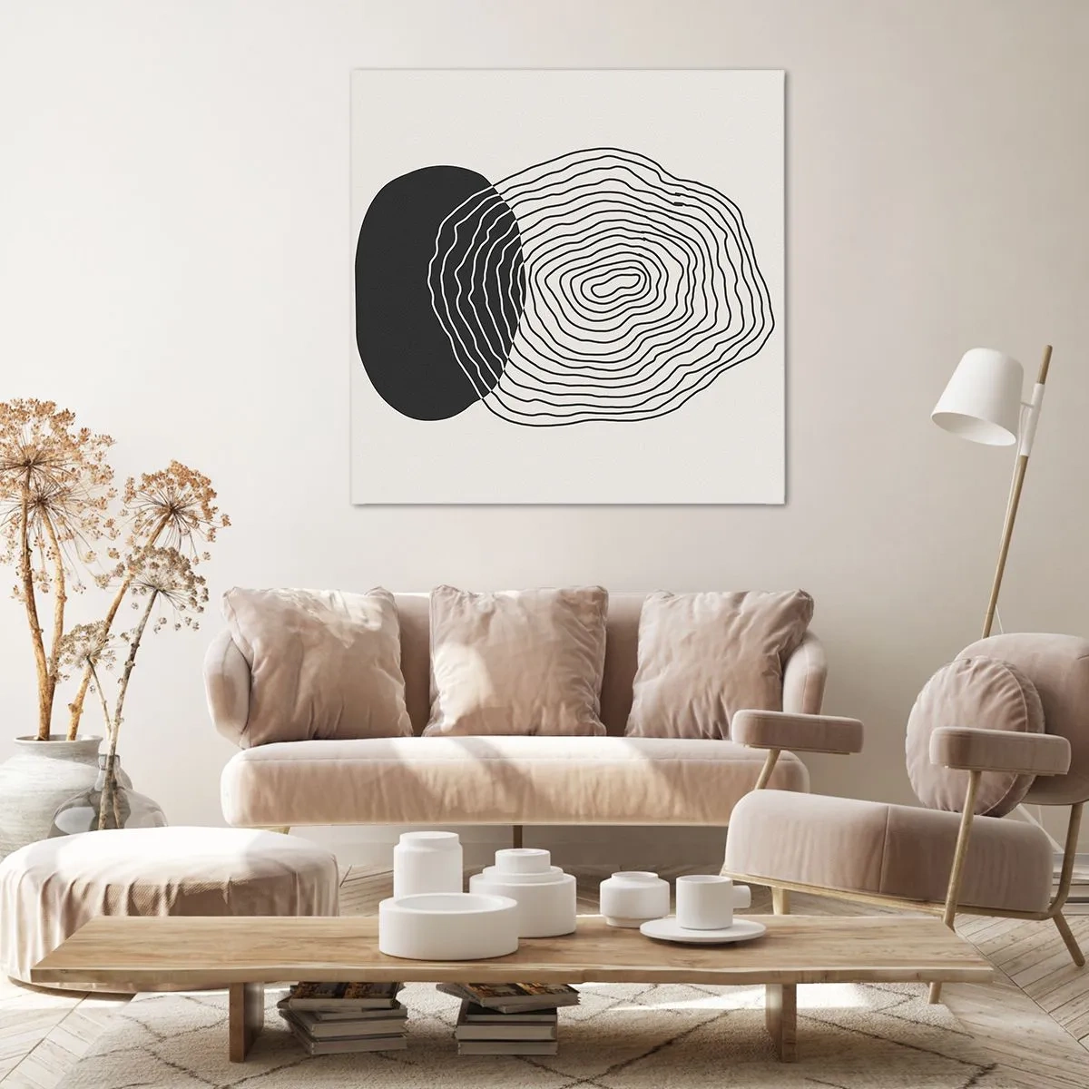 Quadro su tela - Stampe su Tela - Durata e vibrazione - 60x60 cm