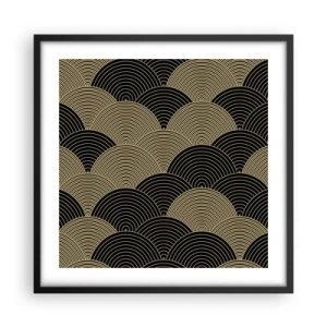 Poster in cornice nera - Unità nella molteplicità - 50x50 cm