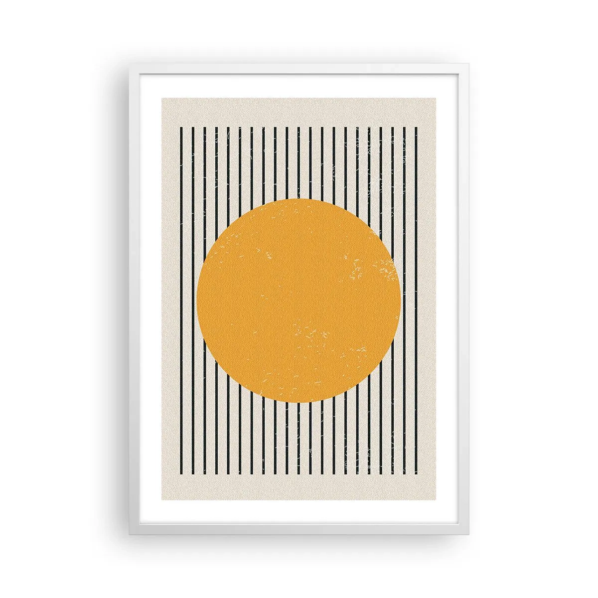 Poster in cornice bianca - La forza della semplicità - 50x70 cm