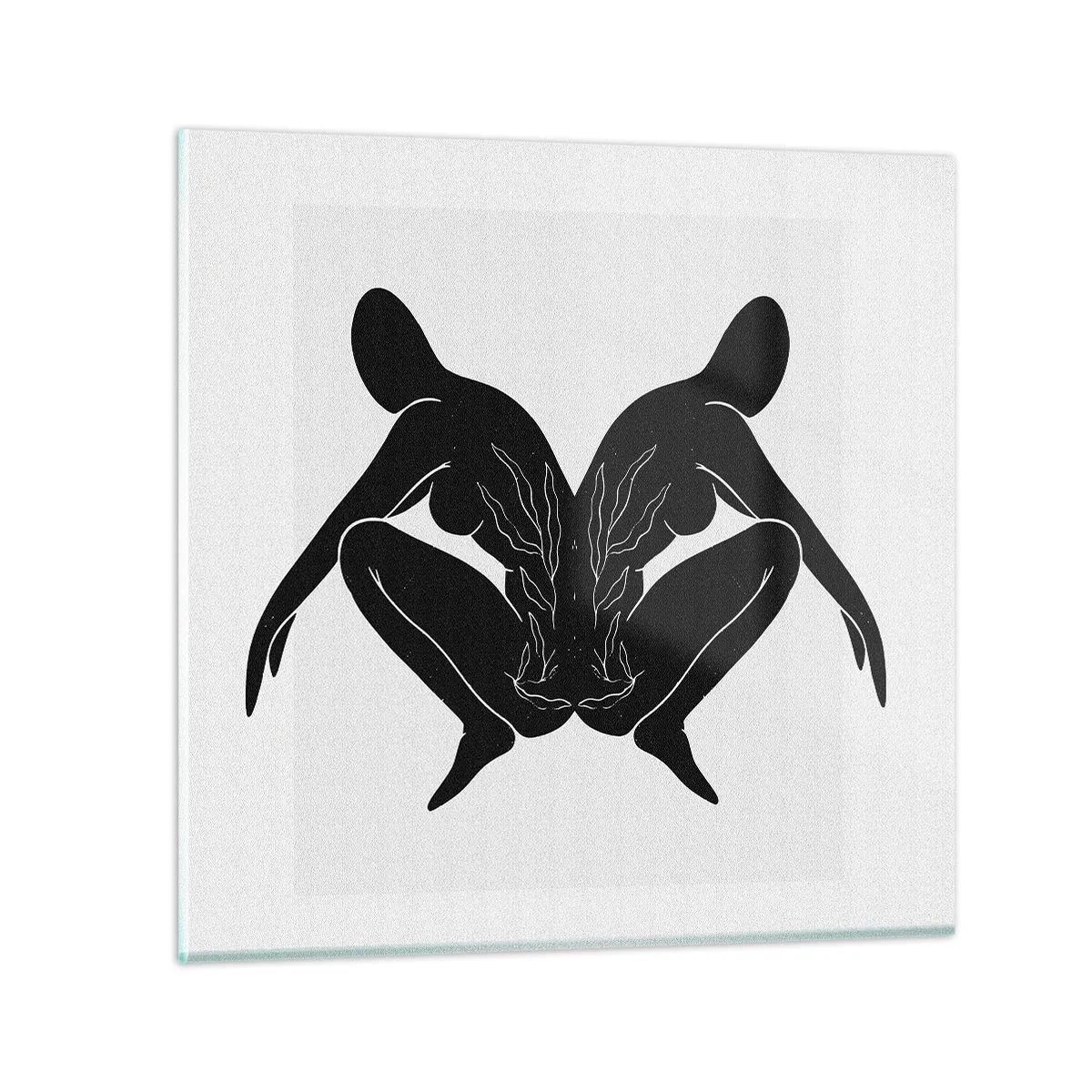 Quadro su vetro - Anima comune - 30x30 cm