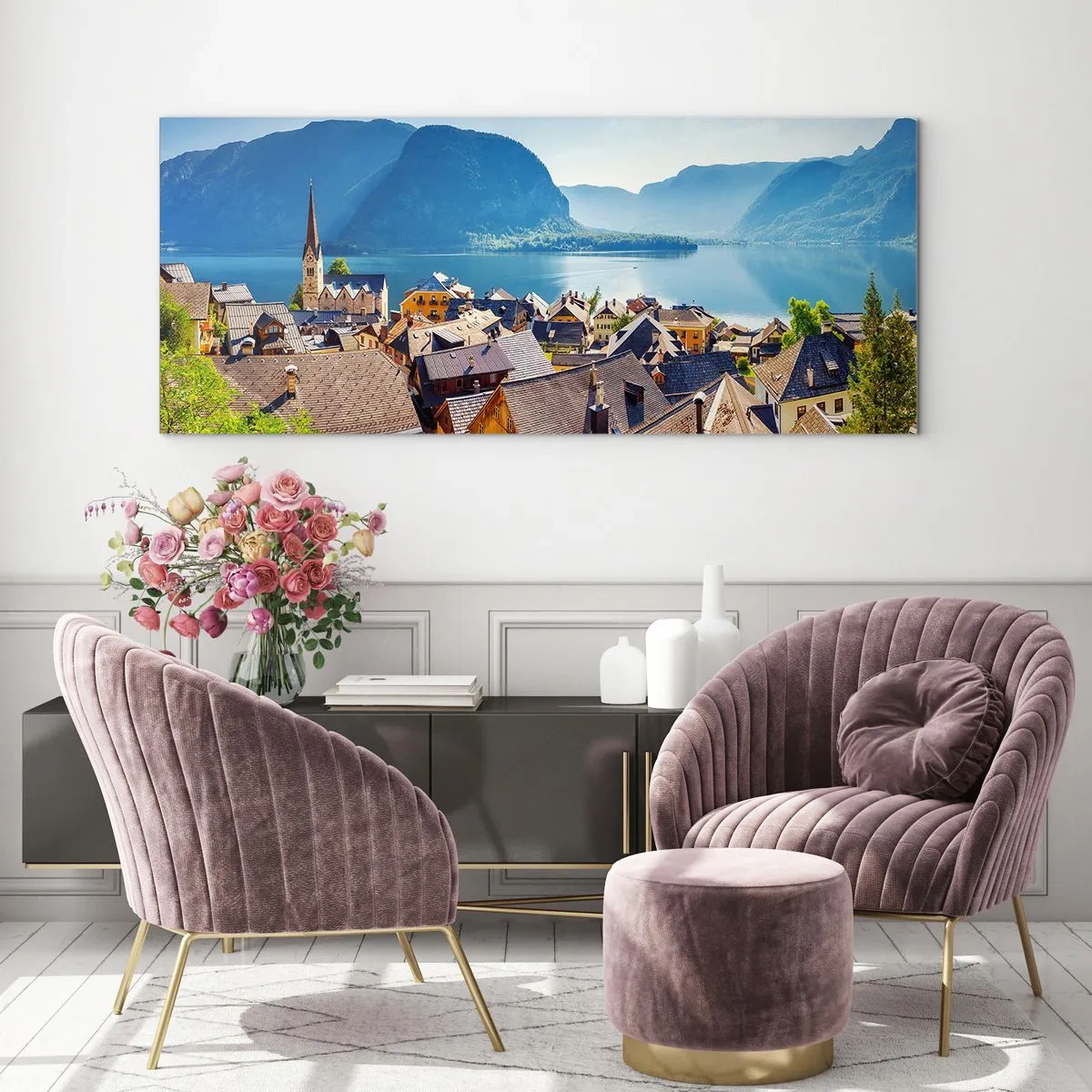 Quadro su vetro - Più pittoresco di così non si può - 100x40 cm