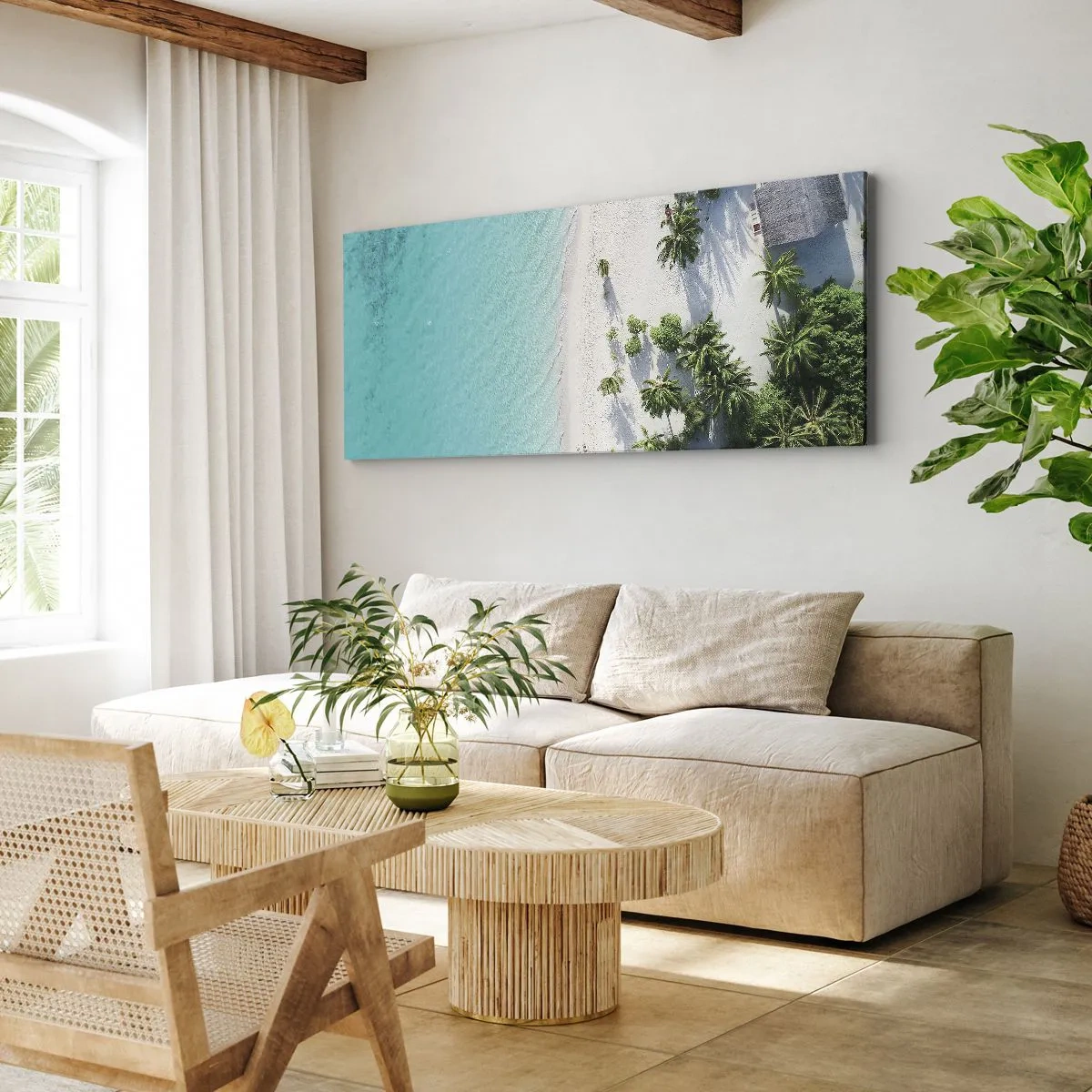 Quadro su tela - Stampe su Tela - Vacanze in paradiso - 100x40 cm