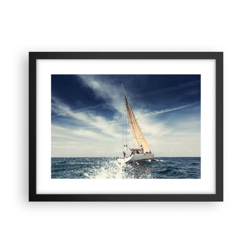 Poster in cornice nera - Non ci raggiungeranno! - 40x30 cm