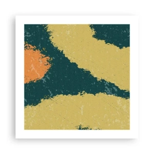 Poster - Astrazione: movimento lento - 50x50 cm