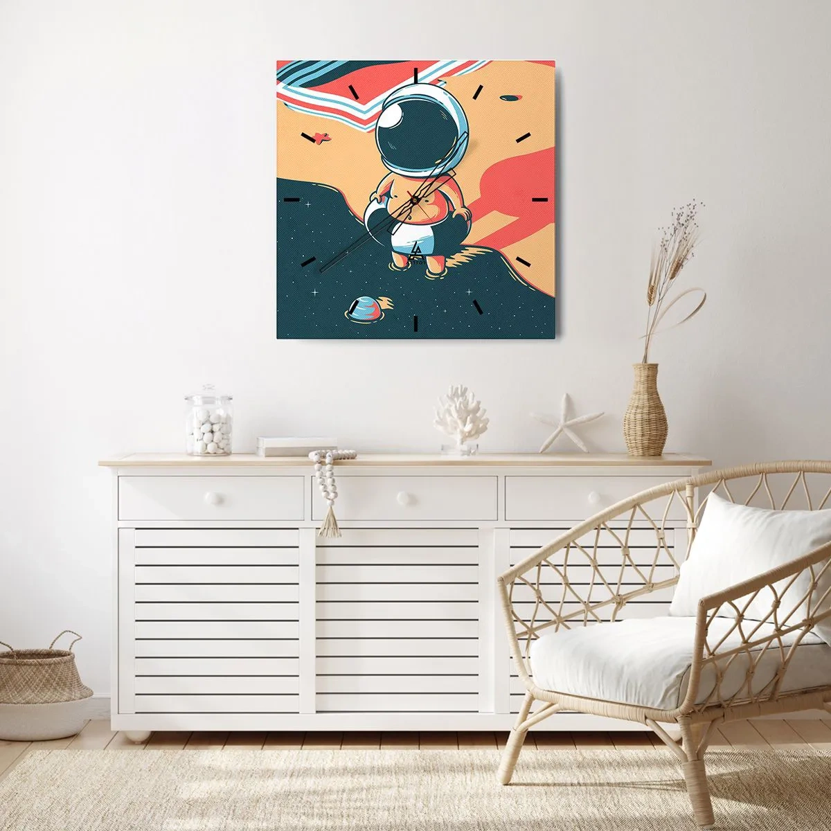 Orologio da parete - Orologio in Vetro - Da un'altra prospettiva - 30x30 cm