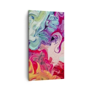 Quadro su tela - Stampe su Tela - La nascita dei colori - 45x80 cm