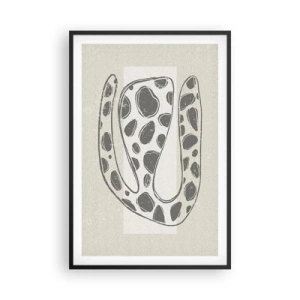 Poster in cornice nera - Creatura stranissima - 61x91 cm