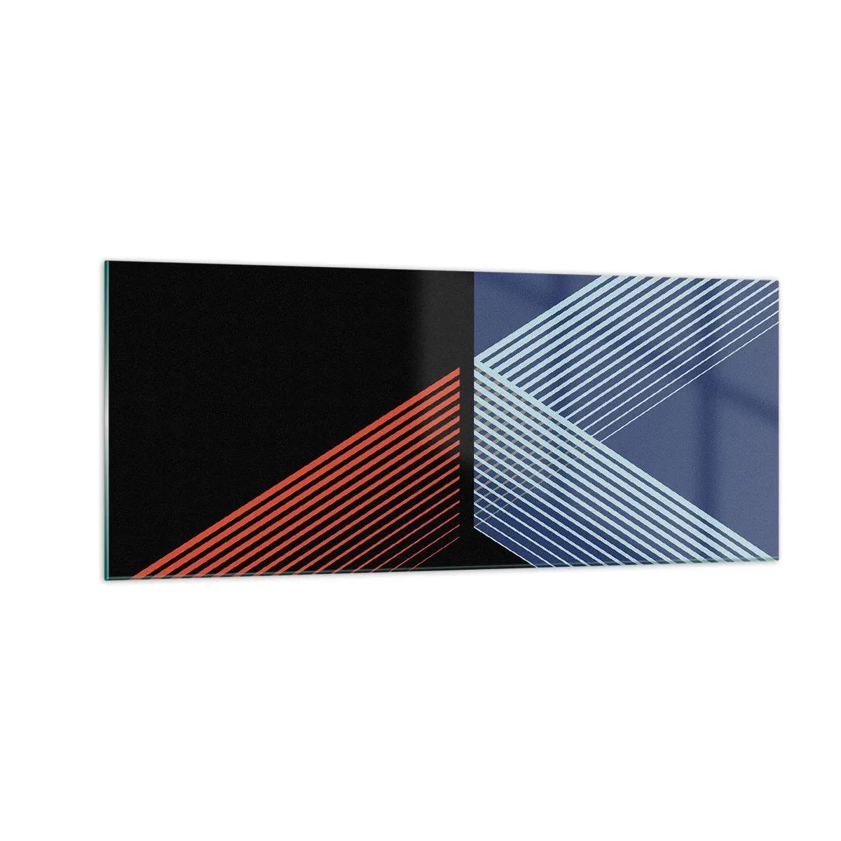 Quadro su vetro - Una storia semplice - 100x40 cm