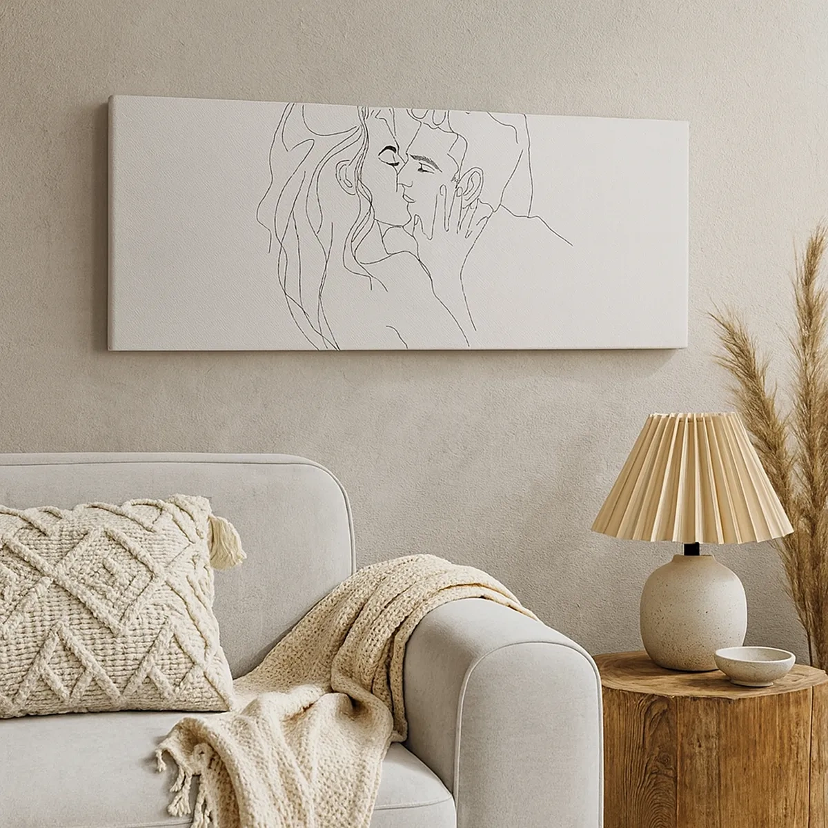 Quadro su tela - Stampe su Tela - La stessa linea - 30x30 cm