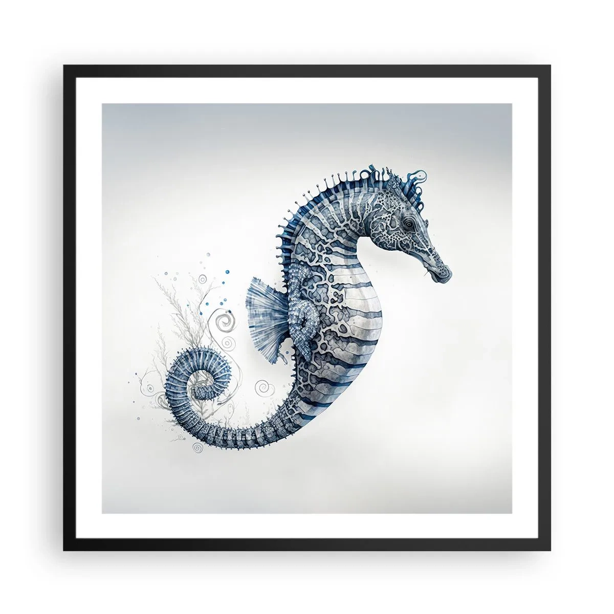 Poster in cornice nera - Delicato scherzo di natura - 60x60 cm