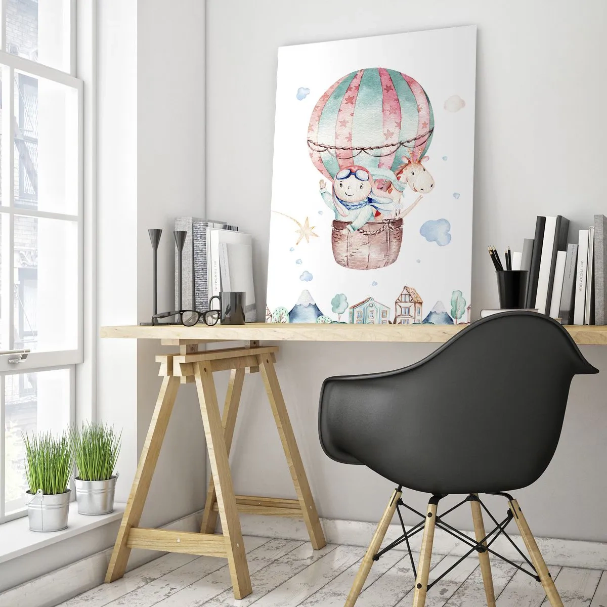 Quadro su vetro - Torniamo presto! - 80x120 cm