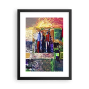 Poster in cornice nera - Relazioni ed emozioni - 30x40 cm