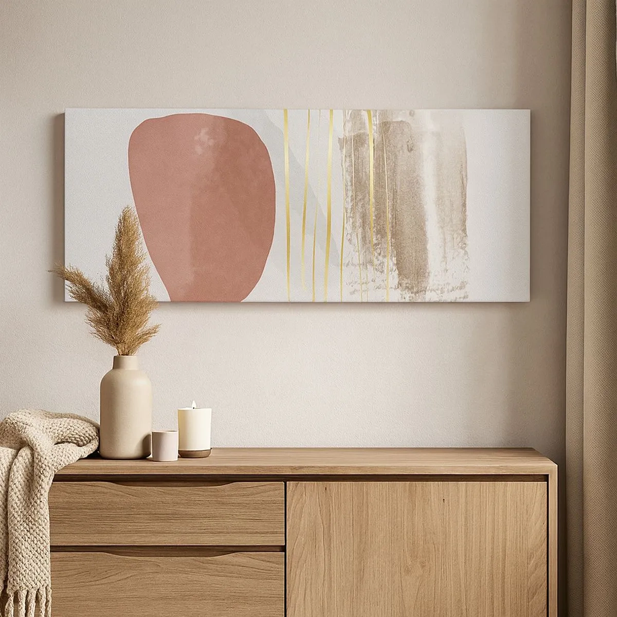 Quadro su tela - Stampe su Tela - Colonnato astratto - 100x40 cm