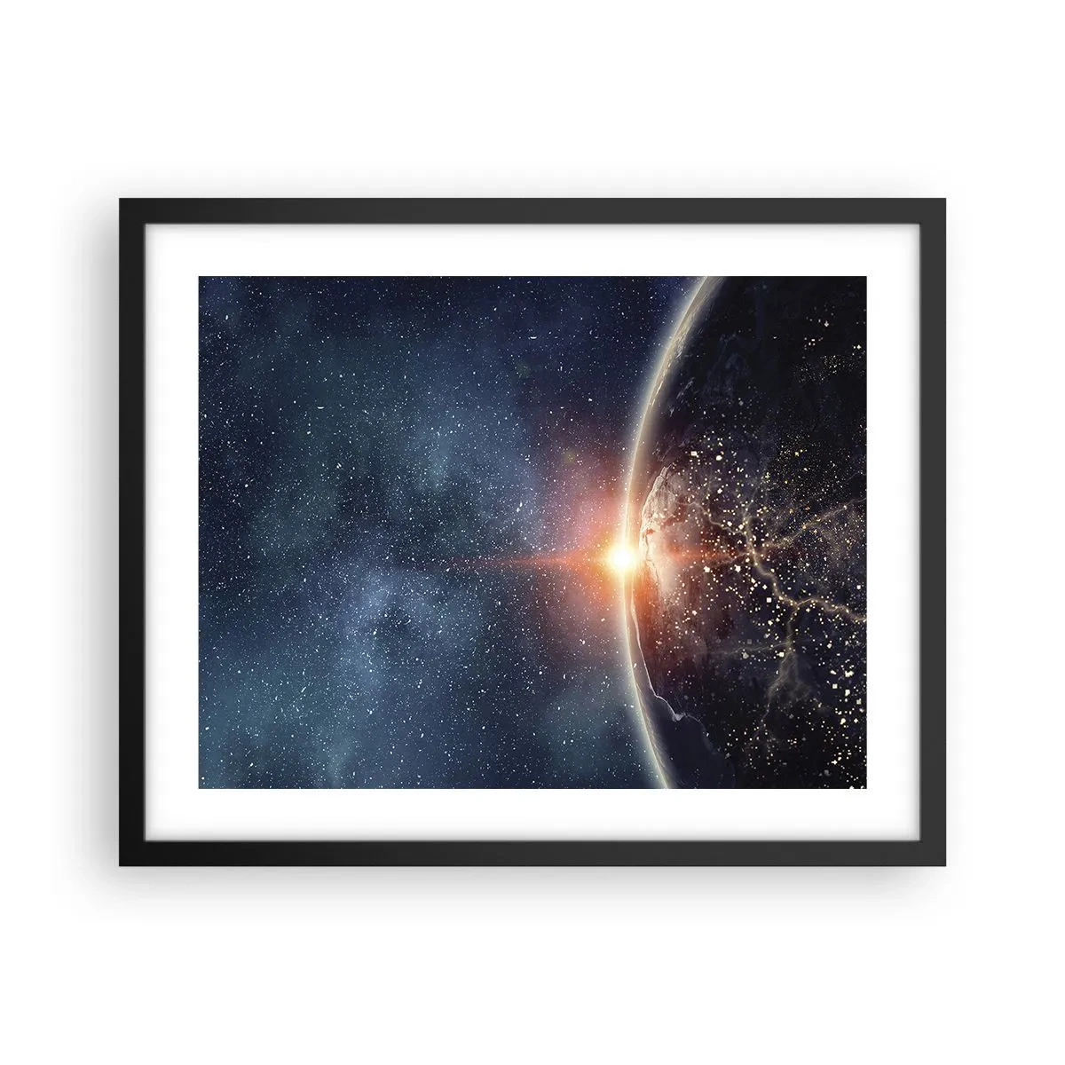 Poster in cornice nera - In una nuova prospettiva - 50x40 cm