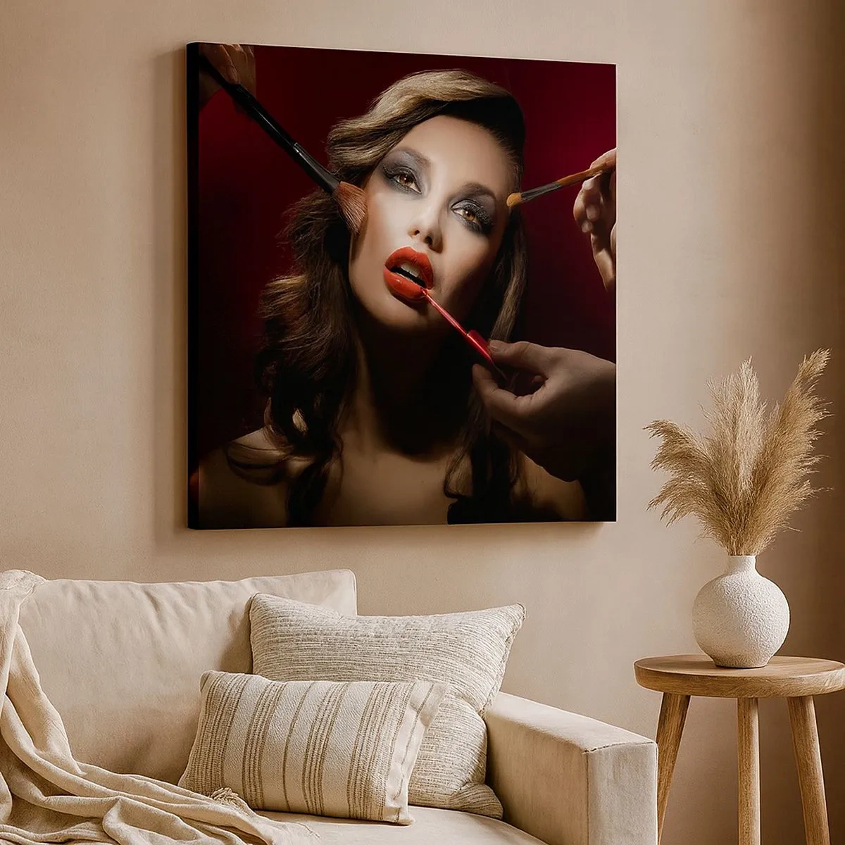 Quadro su tela - Stampe su Tela - Bella sognante - 30x30 cm