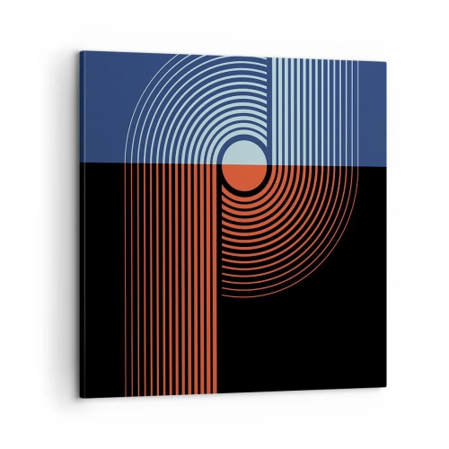 Quadro su tela - Stampe su Tela - Nell'abbraccio geometrico - 60x60 cm