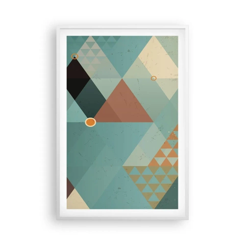 Poster in cornice bianca - Unità della molteplicità, molteplicità dell'unità - 61x91 cm