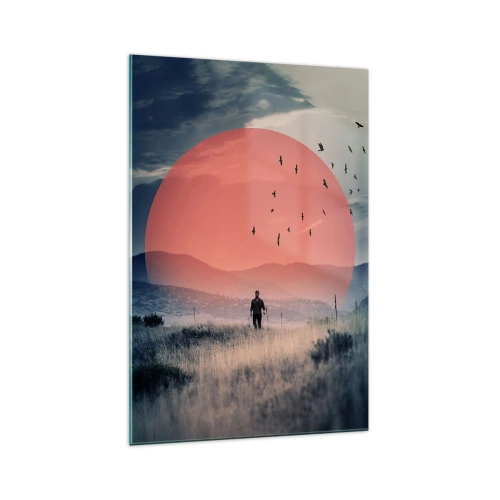 Quadro su vetro - Nei propri elementi - 70x100 cm