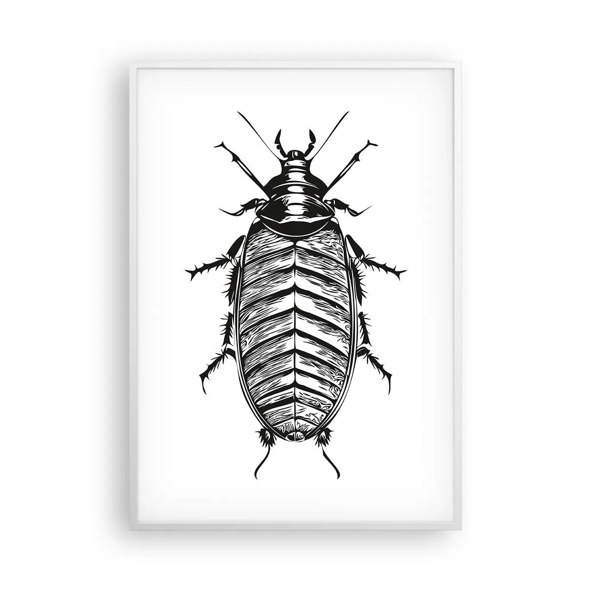 Poster in cornice bianca - Che esemplare! - 70x100 cm