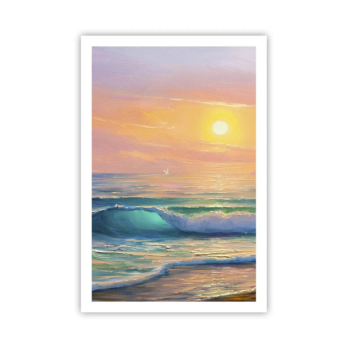 Poster - Il canto turchese delle onde - 61x91 cm