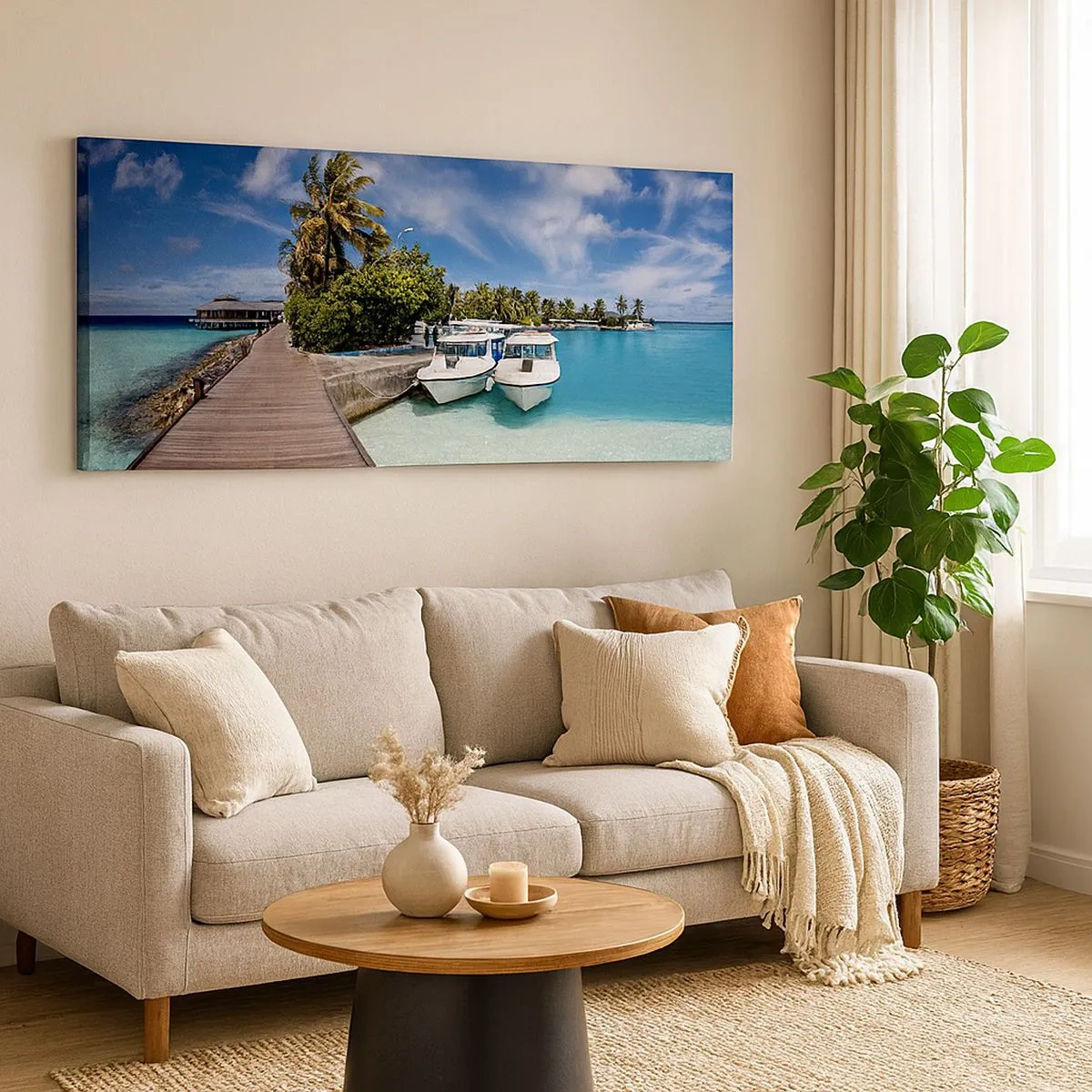 Quadro su tela - Stampe su Tela - Il paradiso esiste davvero - 100x40 cm