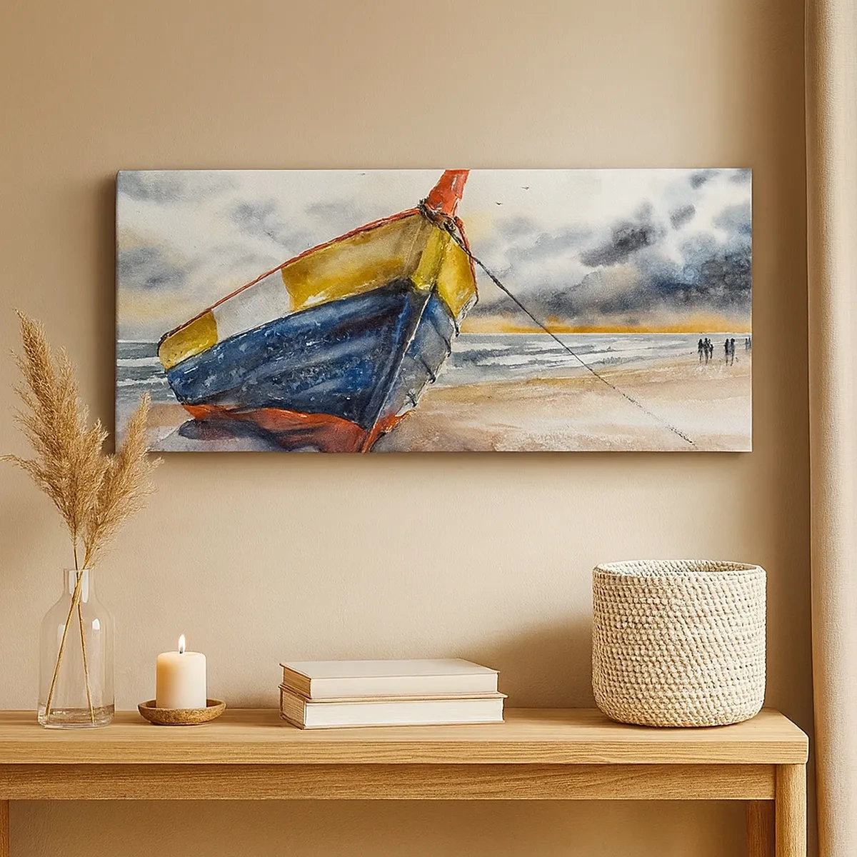 Quadro su tela - Stampe su Tela - Riposo sulla riva - 30x30 cm