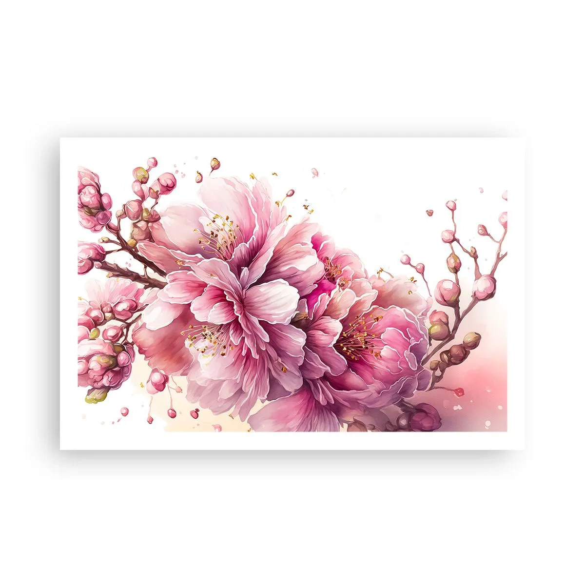 Poster - Fiore di ciliegio - 91x61 cm