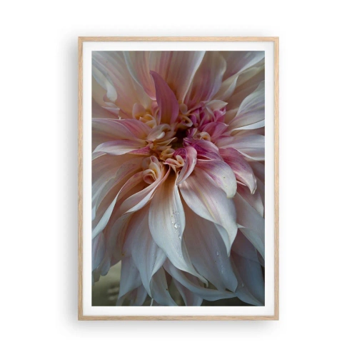 Poster in cornice rovere chiaro - Freschezza in fiore - 70x100 cm