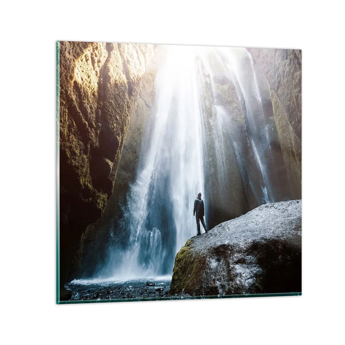 Quadro su vetro - Ripristino delle proporzioni - 50x50 cm