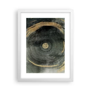 Poster in cornice bianca - Cambiamento e persistenza - 30x40 cm