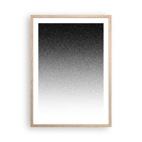 Poster in cornice rovere chiaro - Verso la luce - 50x70 cm