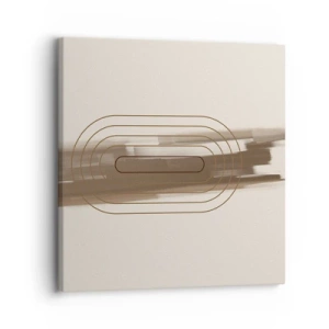 Quadro su tela - Stampe su Tela - Un soffio di grigio - 30x30 cm