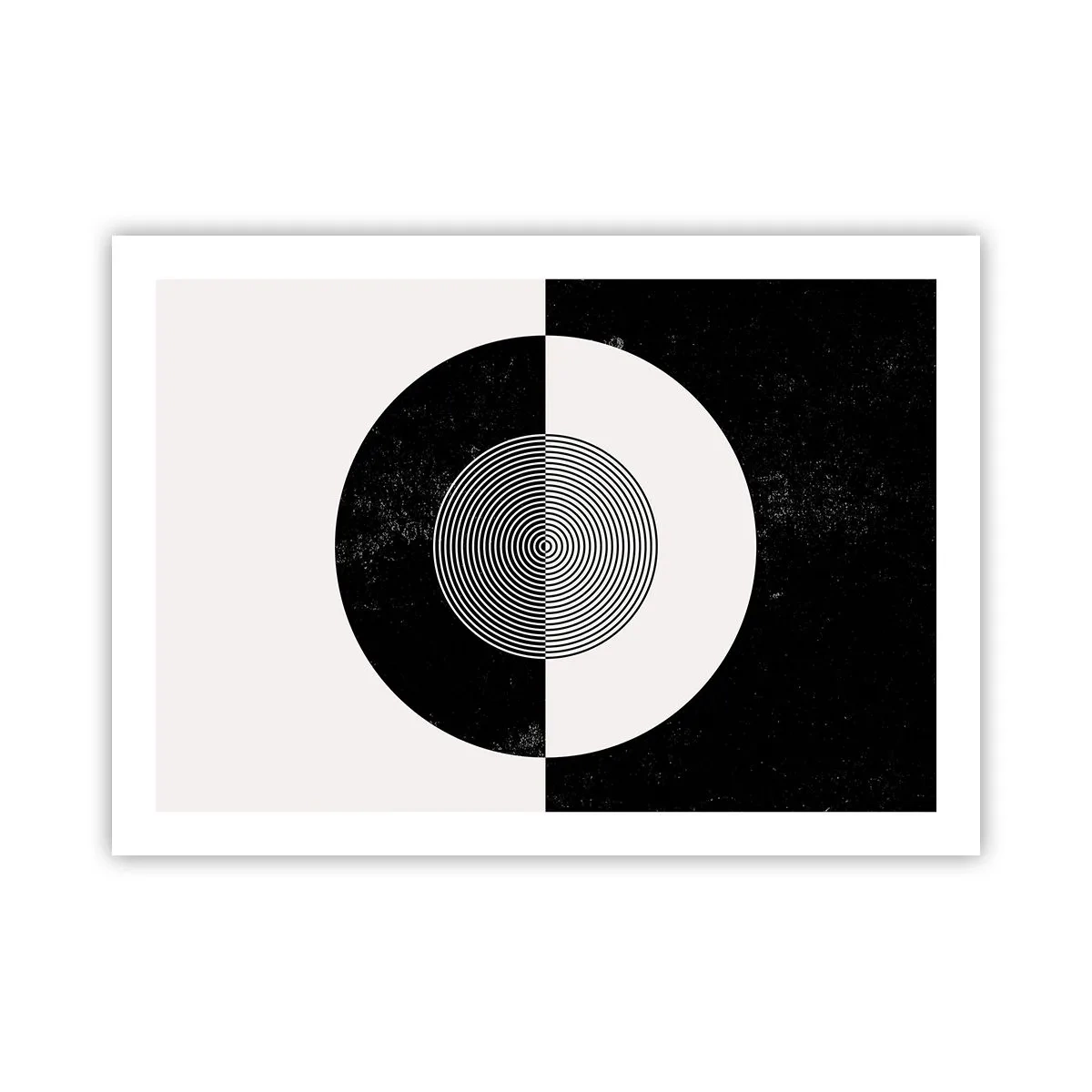 Poster - Armonia in bianco e nero - 70x50 cm