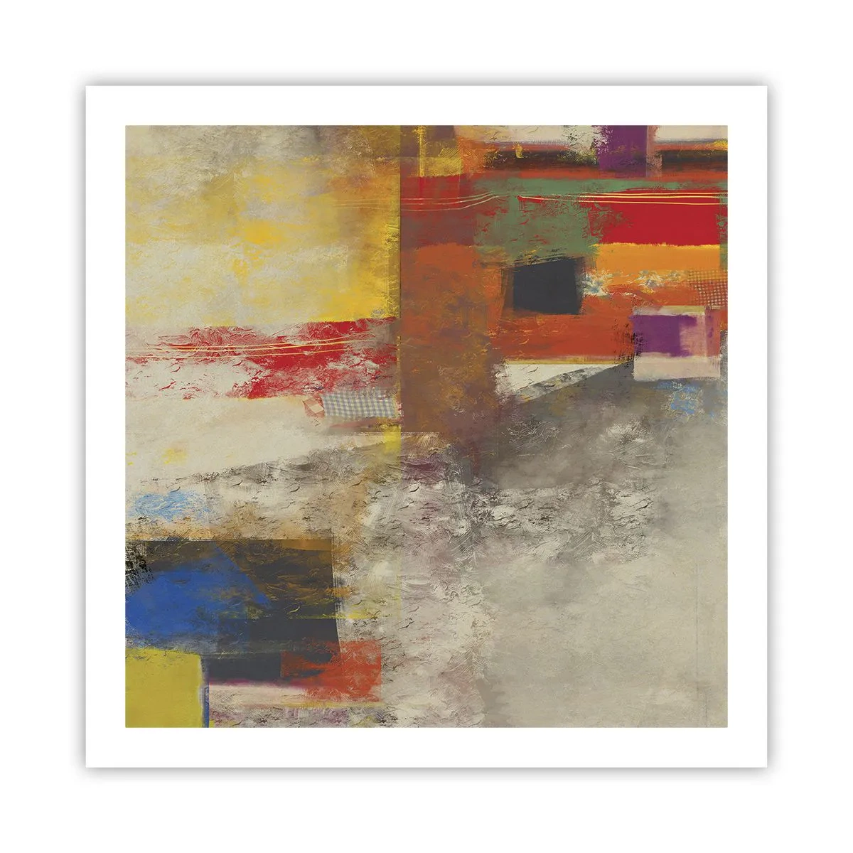 Poster - Geometria dei colori - 60x60 cm