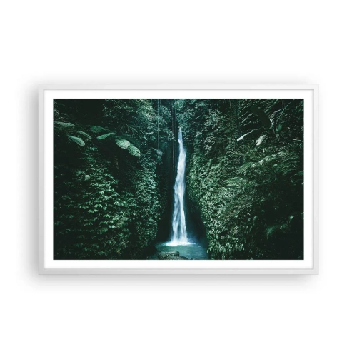 Poster in cornice bianca - Terme tropicali - 91x61 cm