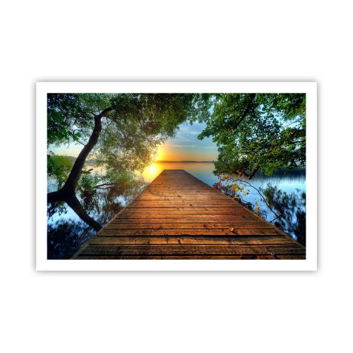 Poster - Non avere fretta, siediti - 91x61 cm