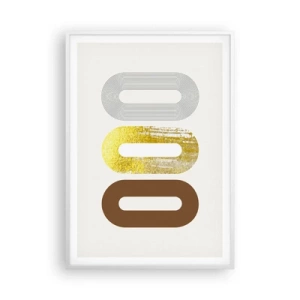 Poster in cornice bianca - Ohh! - 70x100 cm