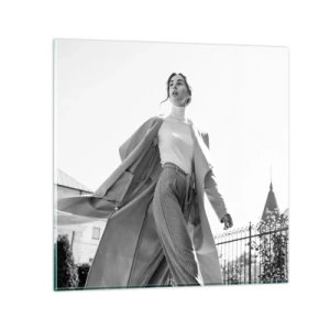 Quadro su vetro - Vieni con me? - 30x30 cm