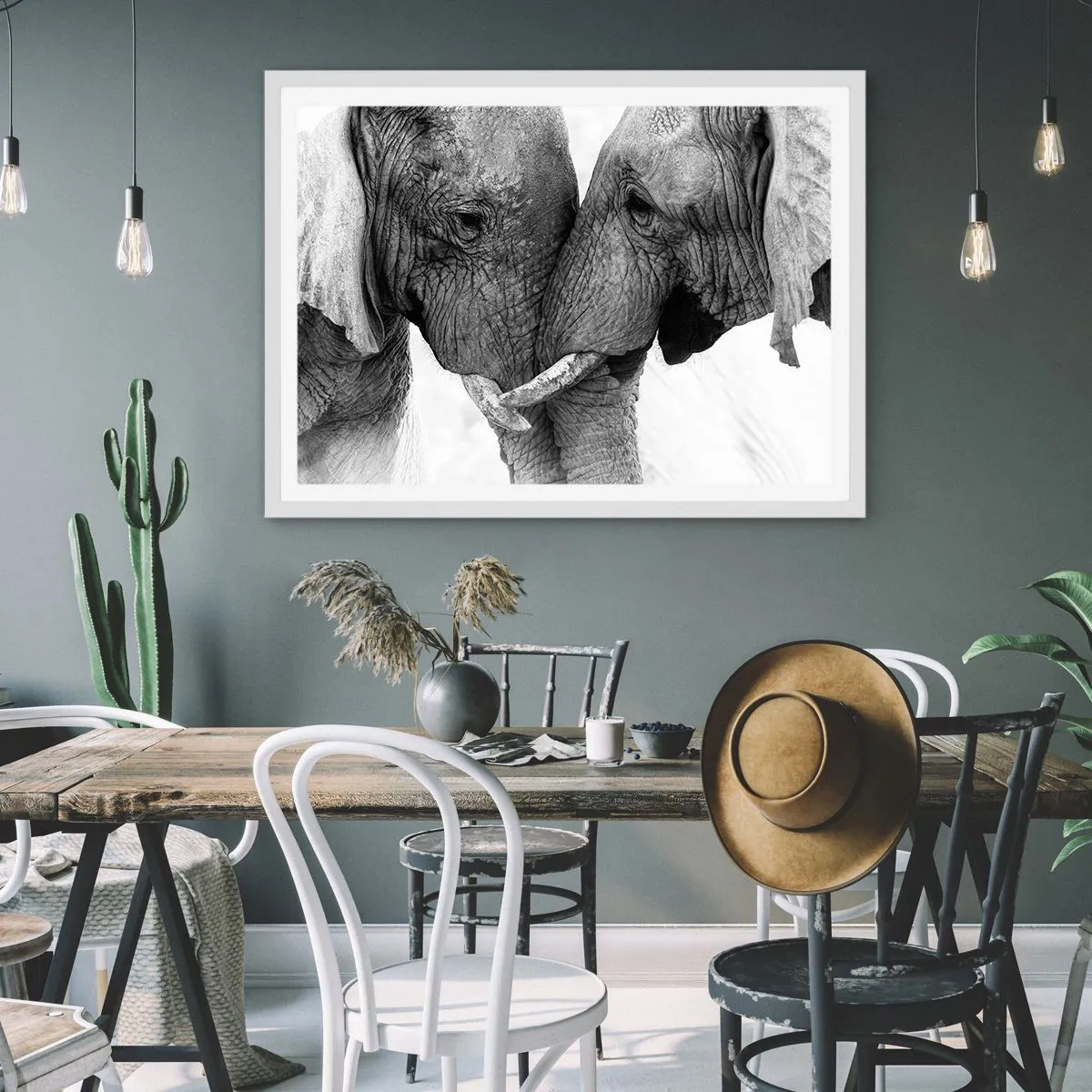 Poster in cornice bianca - Dichiarazione sincera - 91x61 cm