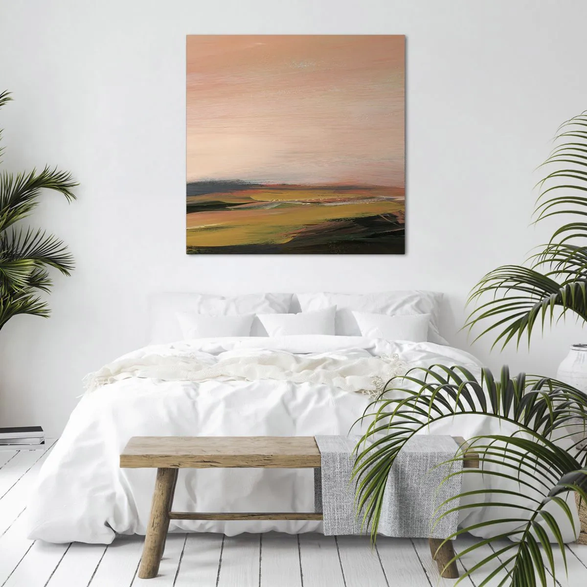 Quadro su tela - Stampe su Tela - In tonalità di rosa - 60x60 cm