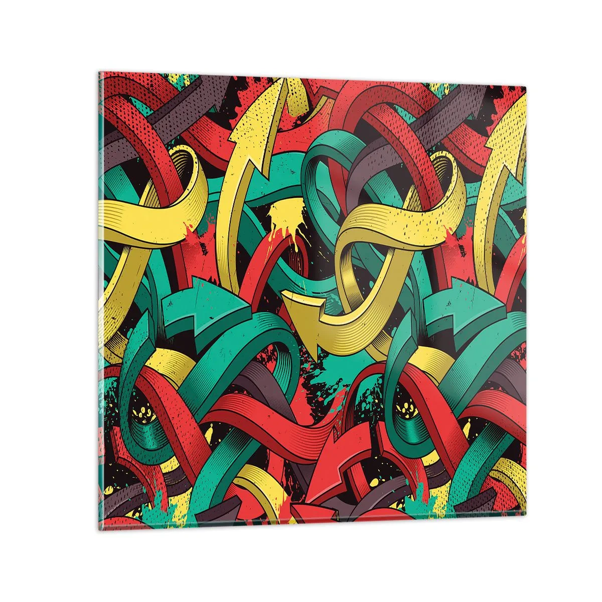 Quadro su vetro - Qual è la via giusta? - 60x60 cm