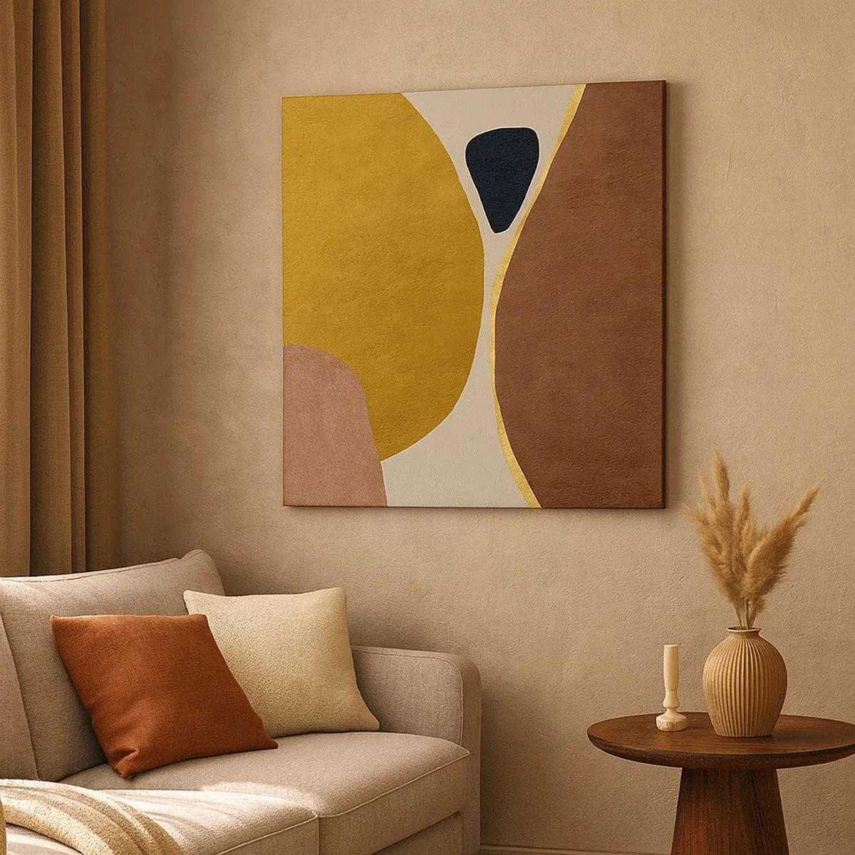 Quadro su tela - Stampe su Tela - Astrazione: un luogo nello spazio - 30x30 cm