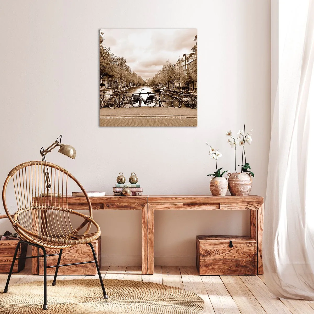 Quadro su tela - Stampe su Tela - Atmosfera olandese - 60x60 cm