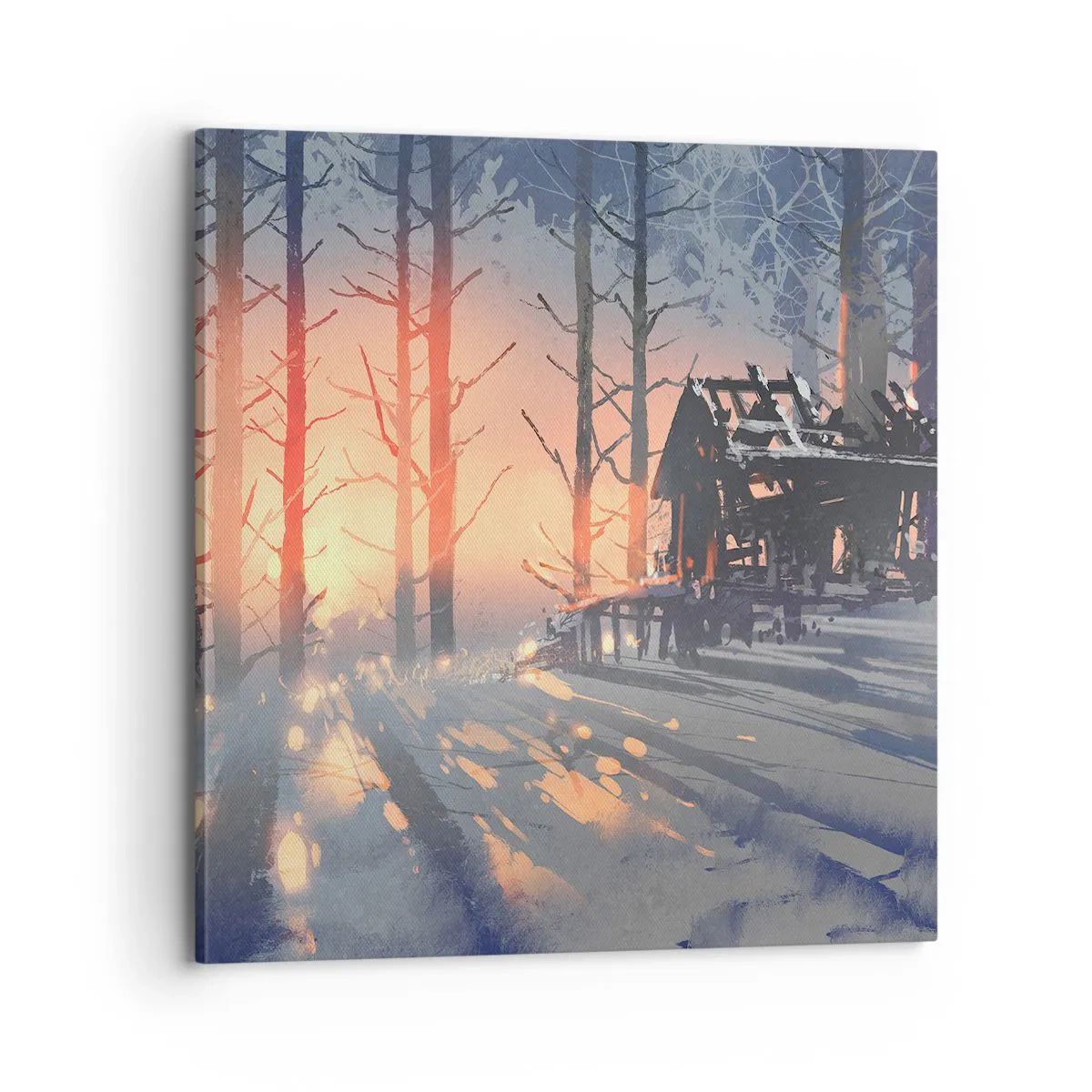 Quadro su tela - Stampe su Tela - Qui solamente il sole osserva - 70x70 cm
