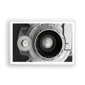 Poster in cornice bianca - Racconto su Hollywood - 91x61 cm