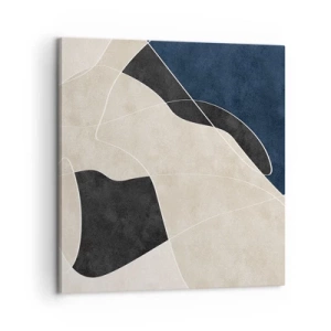 Quadro su tela - Stampe su Tela - Composizione astratta: il contrasto dei colori - 60x60 cm